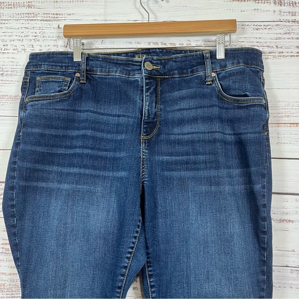 Kut From The Kloth Blue Baby Bootcut Denim Jeans - Picture 2 of 14